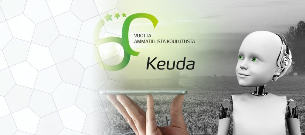 Keudan 60 v logo jota katsoo robo